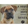 A home Boxer - metalen bord