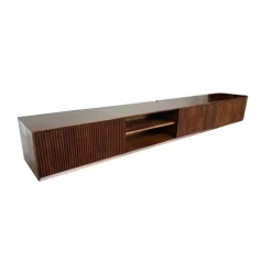Albin Zwevend Tv meubel walnoot 240cm