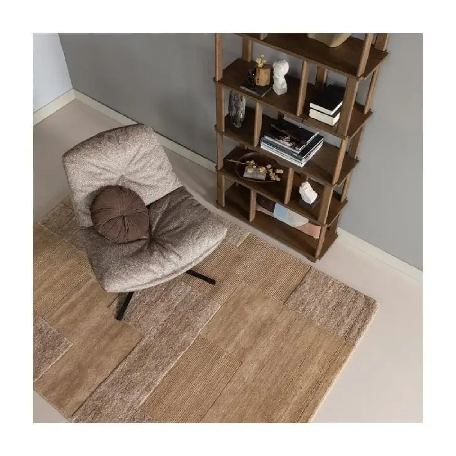 Arve Draaifauteuil naturel melange