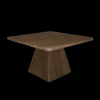 Asti Eettafel vierkant bruin 150 cm
