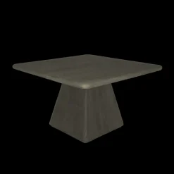 Asti Eettafel vierkant olijfbruin 130 cm