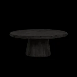 Asti Salontafel rond zwart 90 cm