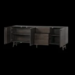 Aura Dressoir espresso Acaciahout 210 cm