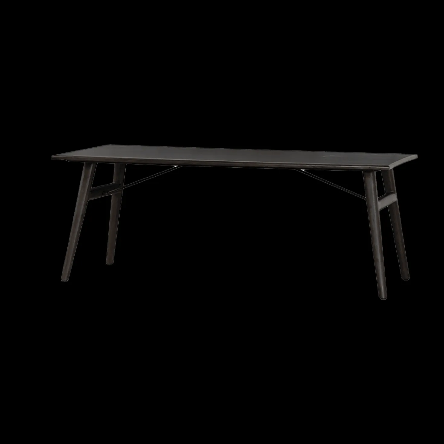 Aura Eettafel espresso Acaciahout 200 cm