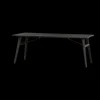 Aura Eettafel espresso Acaciahout 180 cm