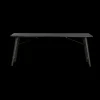 Aura Eettafel espresso Acaciahout 160 cm