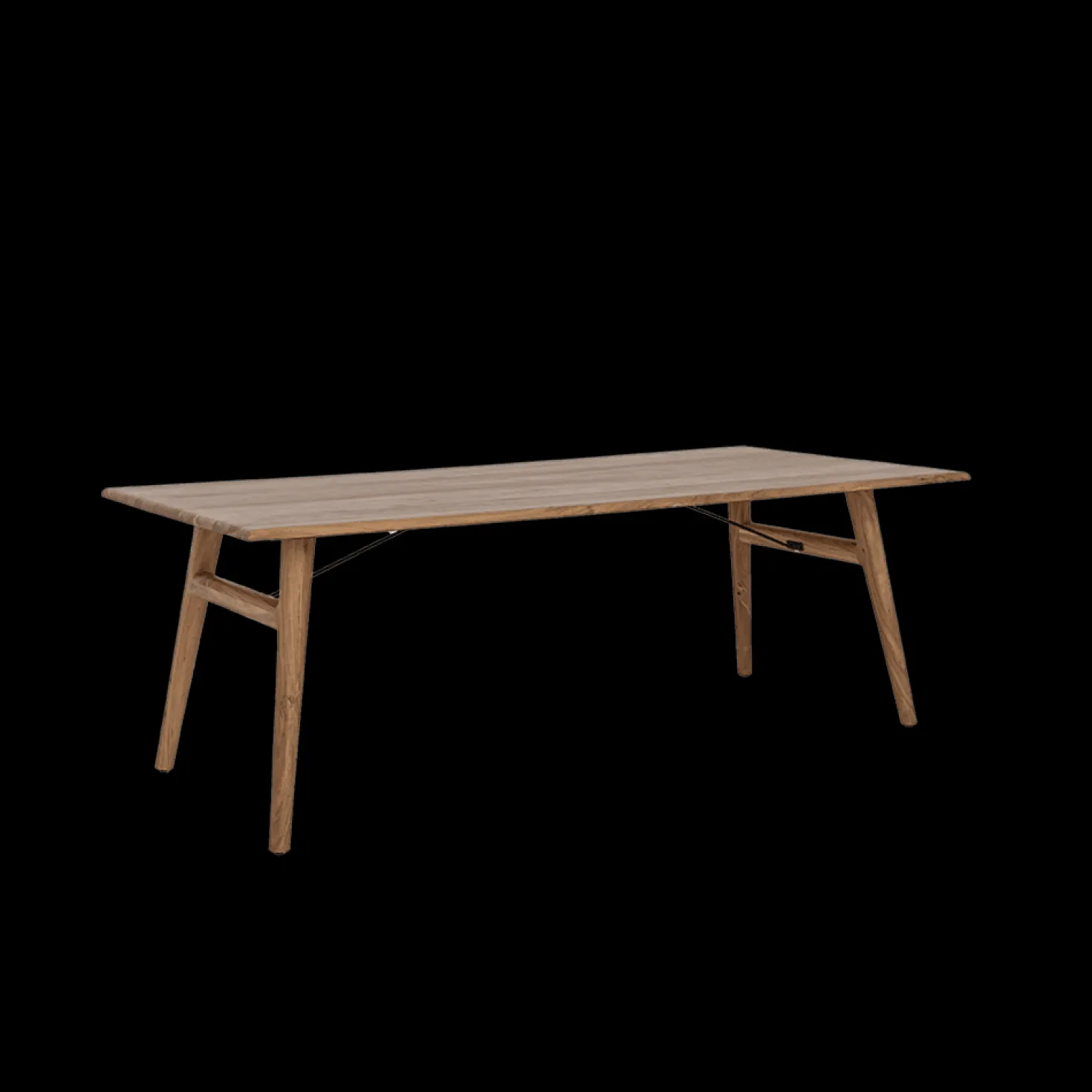 Aura Eettafel naturel Acaciahout 220 cm