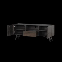 Aura Tv meubel espresso Acaciahout 150 cm