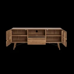Aura Tv meubel naturel Acaciahout 150 cm