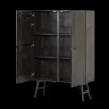 Aura Wandkast espresso Acaciahout 100 cm