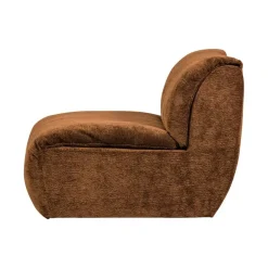 Baggy 1-zits element chenille middenbruin
