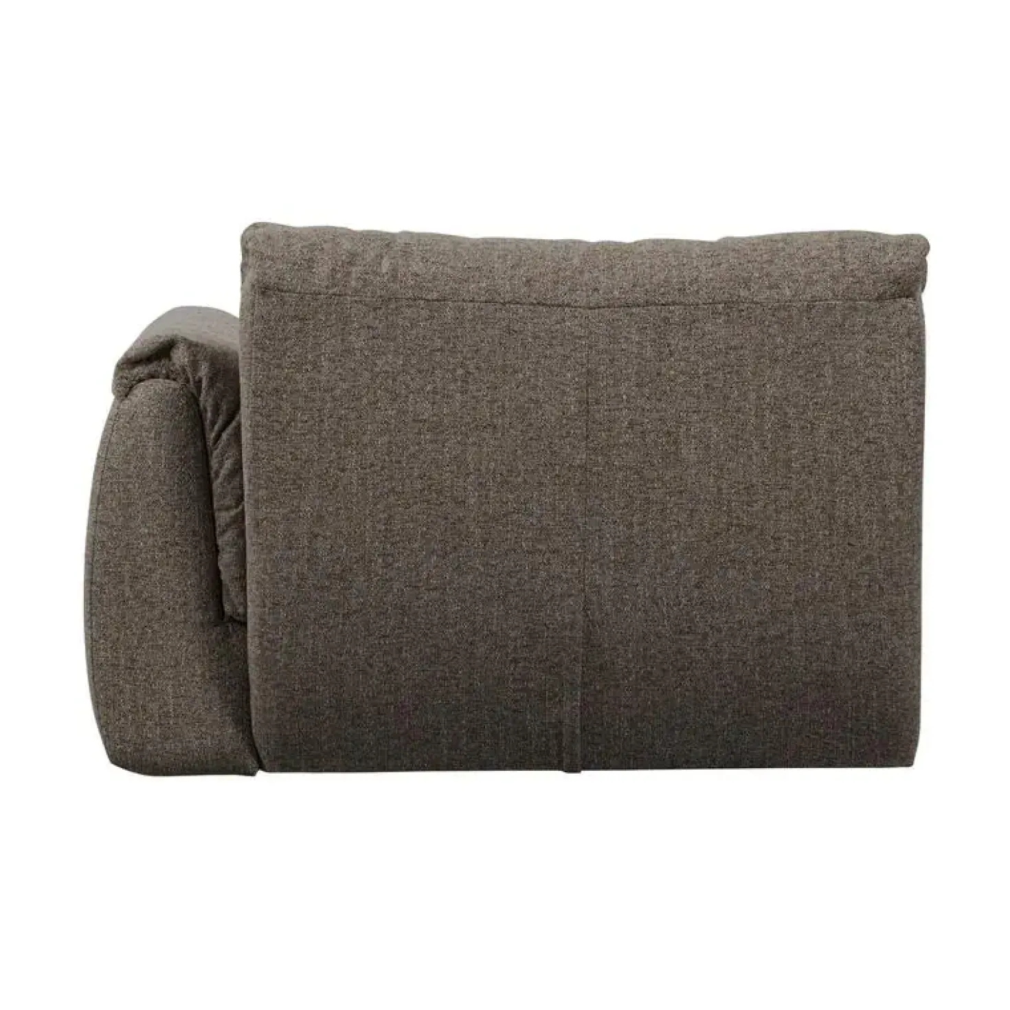 Baggy 1-zits element met arm rechts warmgrijs melange