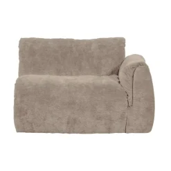 Baggy 1-zits element met arm rechts chenille zand