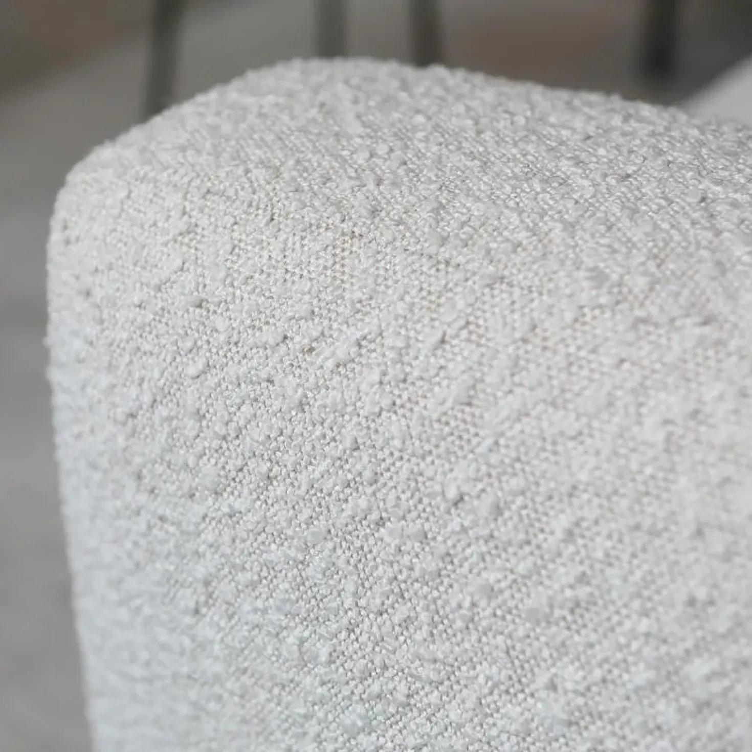 Bank Oreo Chaise longue links bouclé wit