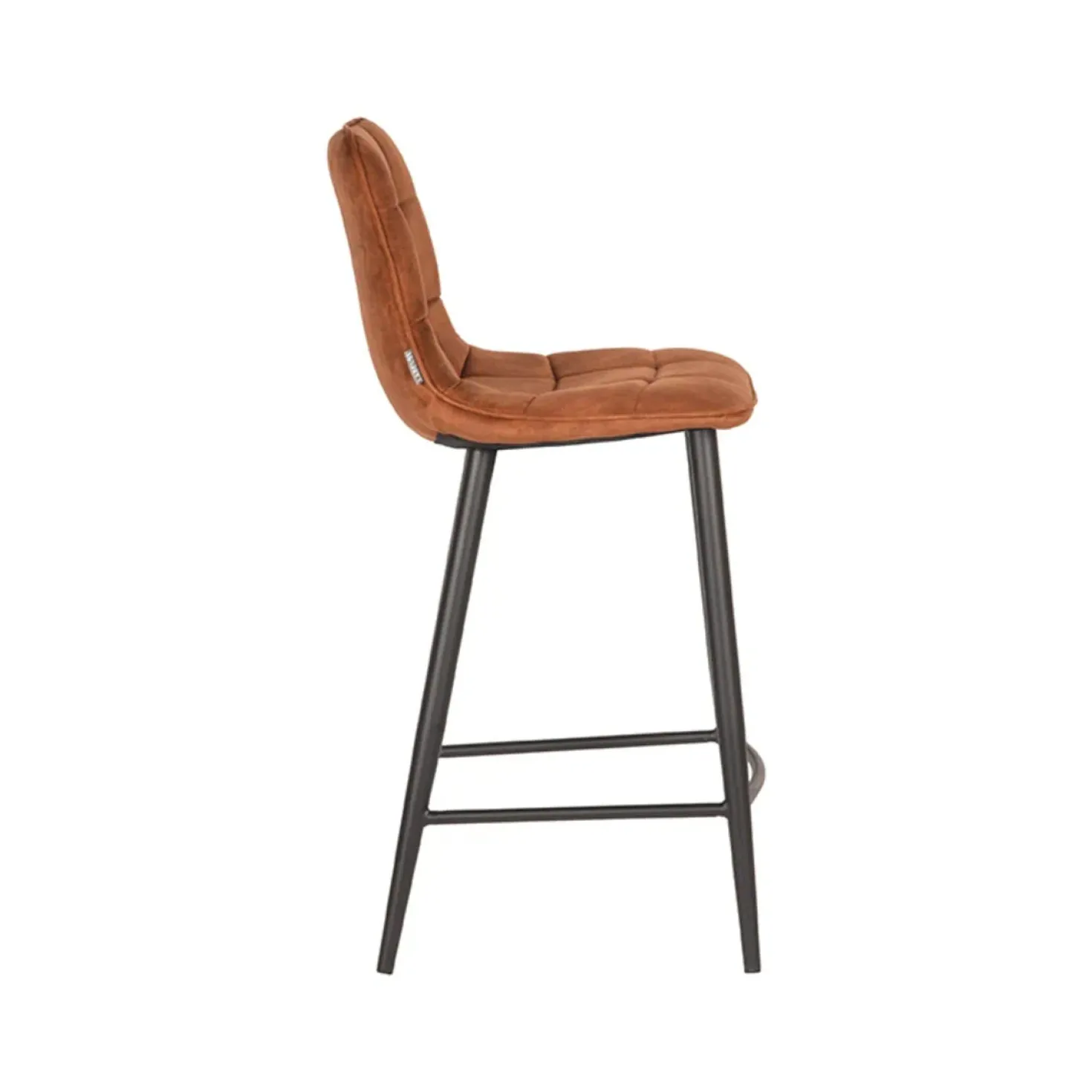 Barkruk Jelt Oker Velours 45cm