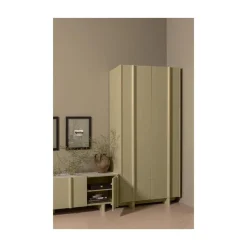 Basu Wandkast grenen moss 101 cm