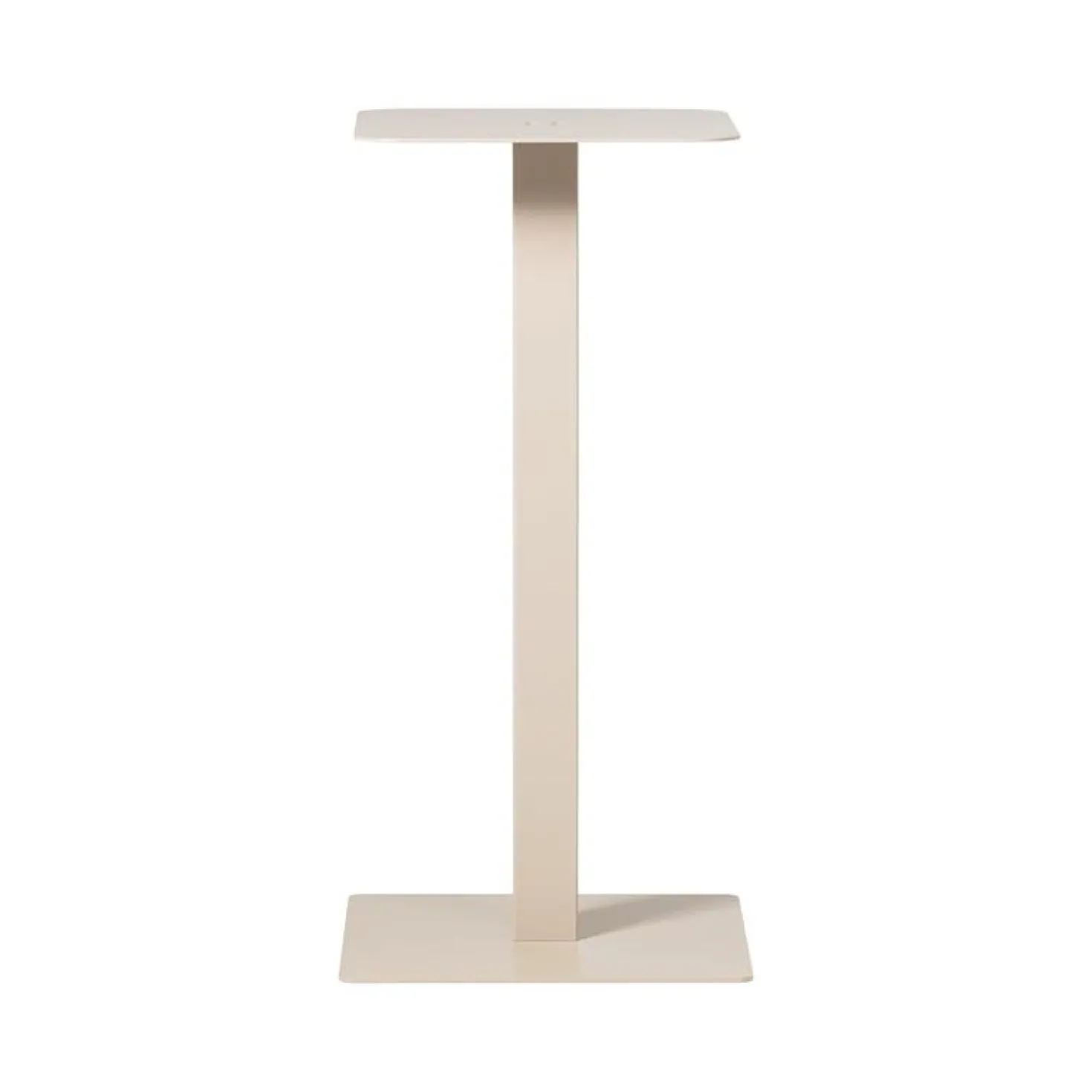 Bistro Bartafel poot metaal beige