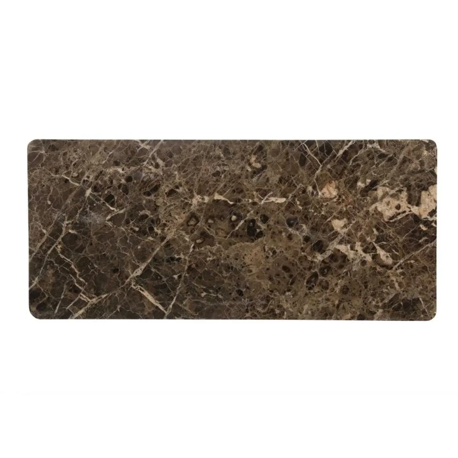Bovenblad Dallas Tv meubel Bruin Marmer 210cm