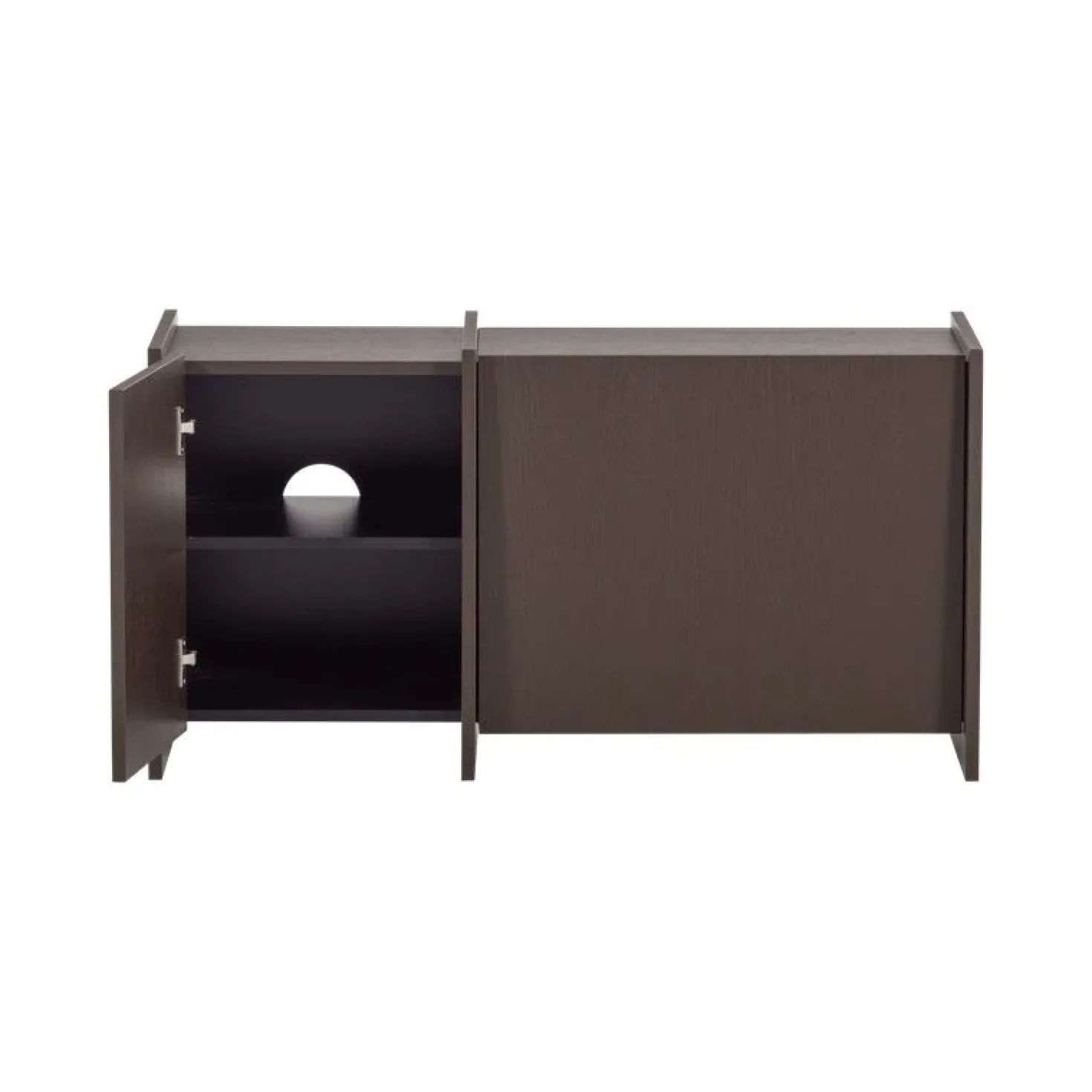 Brock Tv meubel Essen fineer Middenbruin 102cm