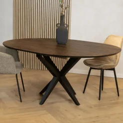 Calvenza uitschuifbare Eettafel rond 130/170cm - Zelf samenstellen