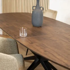 Calvenza uitschuifbare Eettafel Deens ovaal 180/237cm - Zelf samenstellen