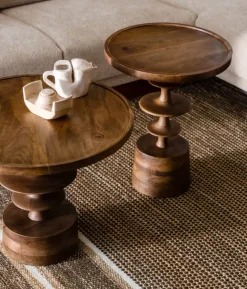 Cath Salontafel Walnoot 66cm