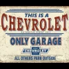 Chevrolet Garage - metalen bord