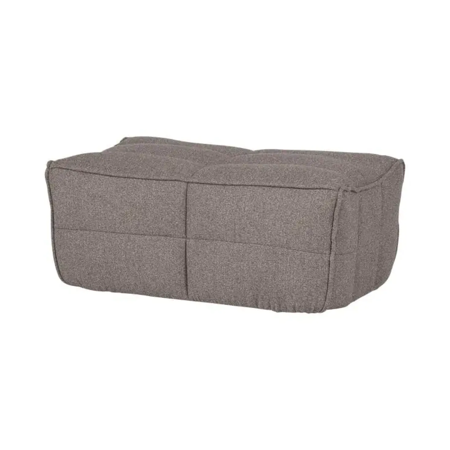 Cluster Hocker Bouclé Middenbruin 104cm