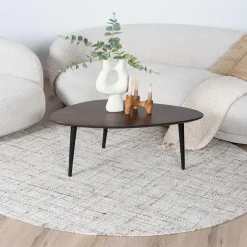 Cross vloerkleed Beige Rond 160x160cm