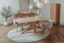 Crotone Eettafel deens ovaal Acaciahout 260 cm