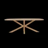 Crotone Eettafel deens ovaal Acaciahout 240 cm