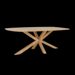 Crotone Eettafel deens ovaal Acaciahout 180 cm