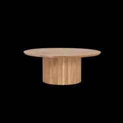 Crotone Salontafel set van 2 rond Acaciahout