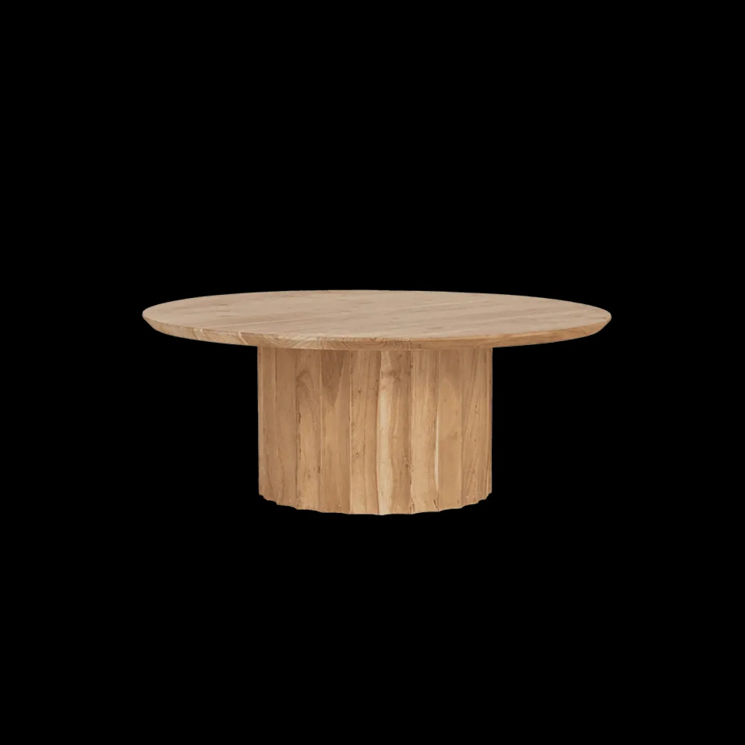 Crotone Salontafel set van 2 rond Acaciahout