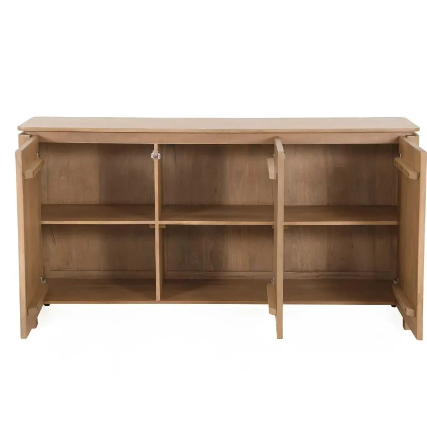 Dallas Dressoir Naturel Mangohout 165cm