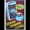 Douwe Egberts - metalen bord