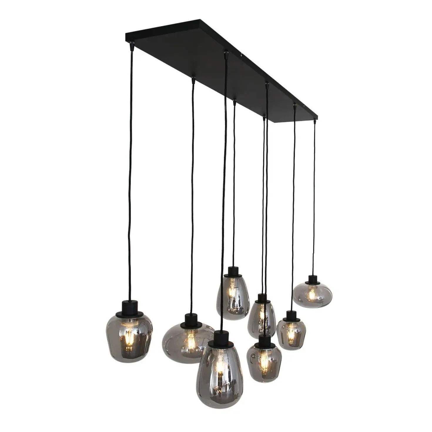 Echo Hanglamp 8-lichts glas