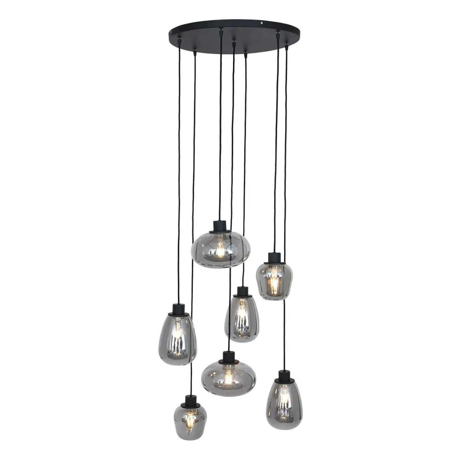 Echo Hanglamp 7-lichts glas