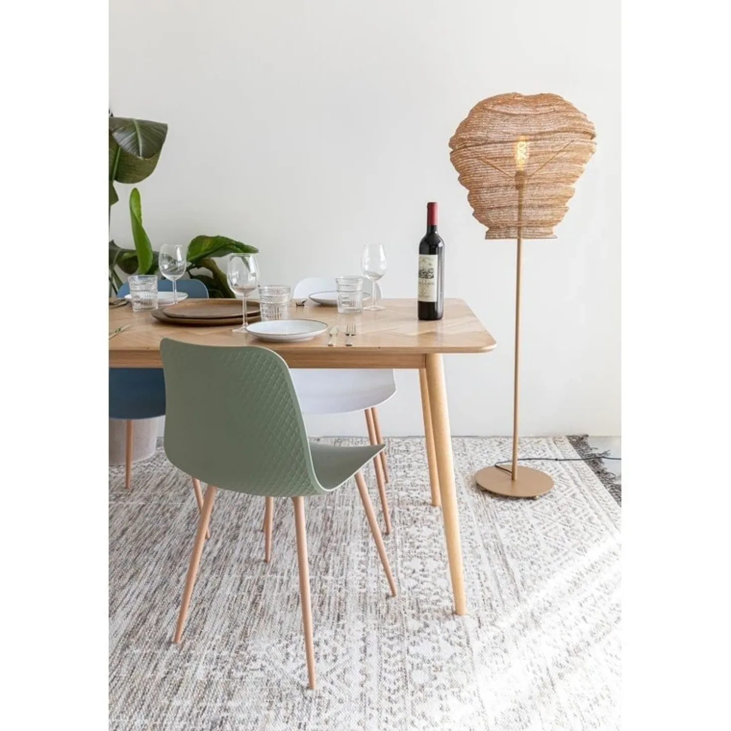 Eettafel Fabio Eikenhout 160cm