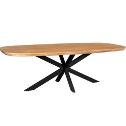 Eettafel Martin deens ovaal Naturel 240cm