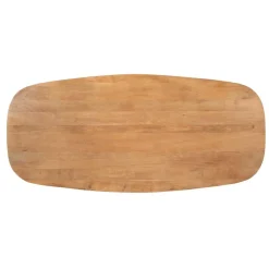 Eettafel Martin deens ovaal Naturel 240cm