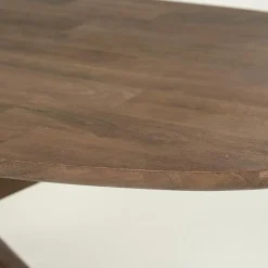 Eettafel Tycho ovaal Lichtbruin mangohout 260cm