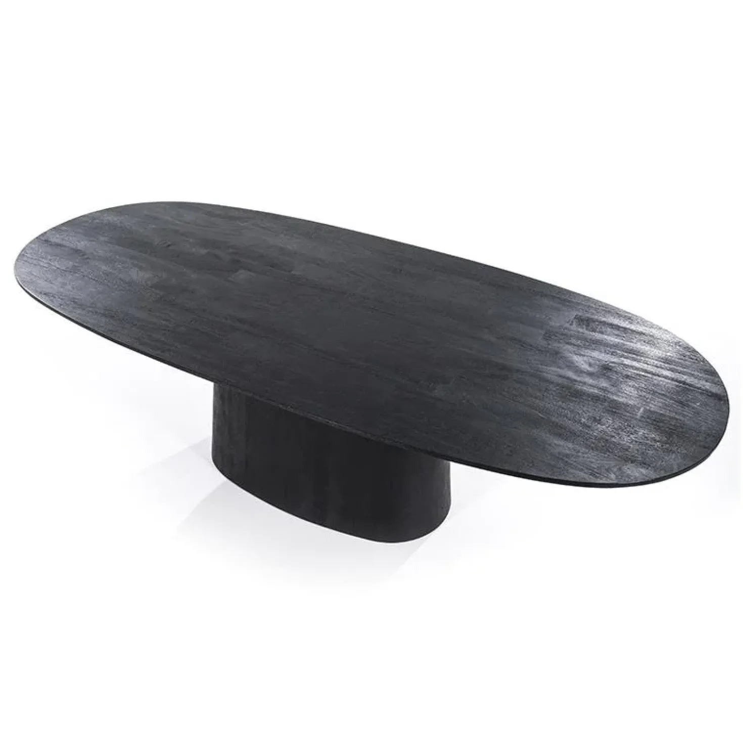 Eleonora eettafel Aron ovaal 200×110 zwart