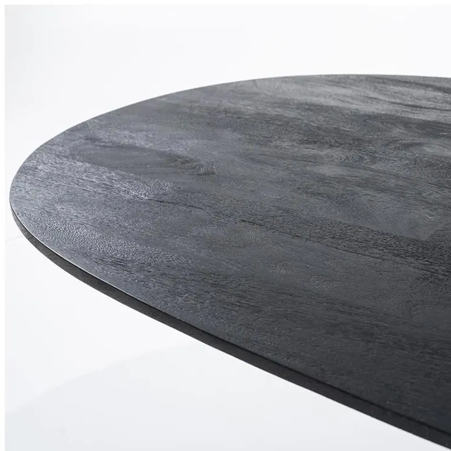 Eleonora eettafel Aron ovaal 200×110 zwart