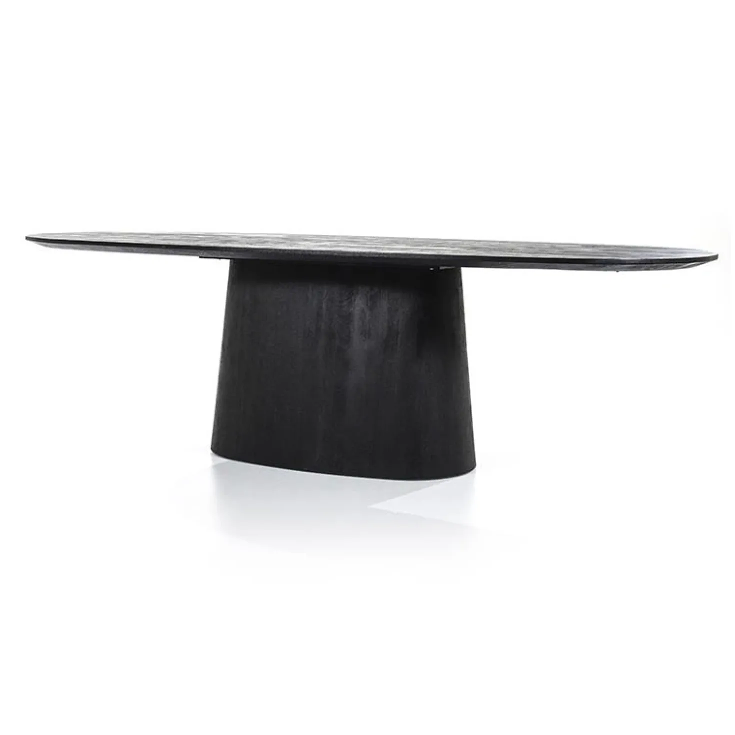 Eleonora eettafel Aron ovaal 200×110 zwart