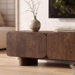 Elin Tv meubel Walnoot Pootjes 230 cm