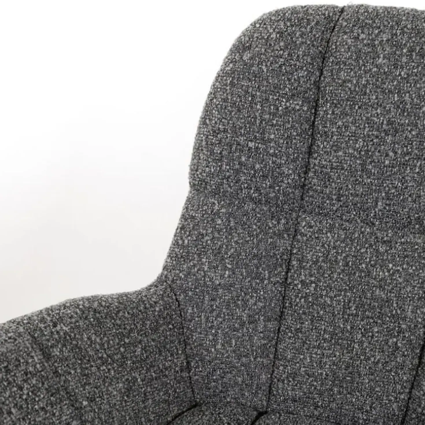 Elvis draaifauteuil Boucle Antraciet