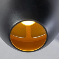 ETH Claire 2-lichts vloerlamp zwart/goud