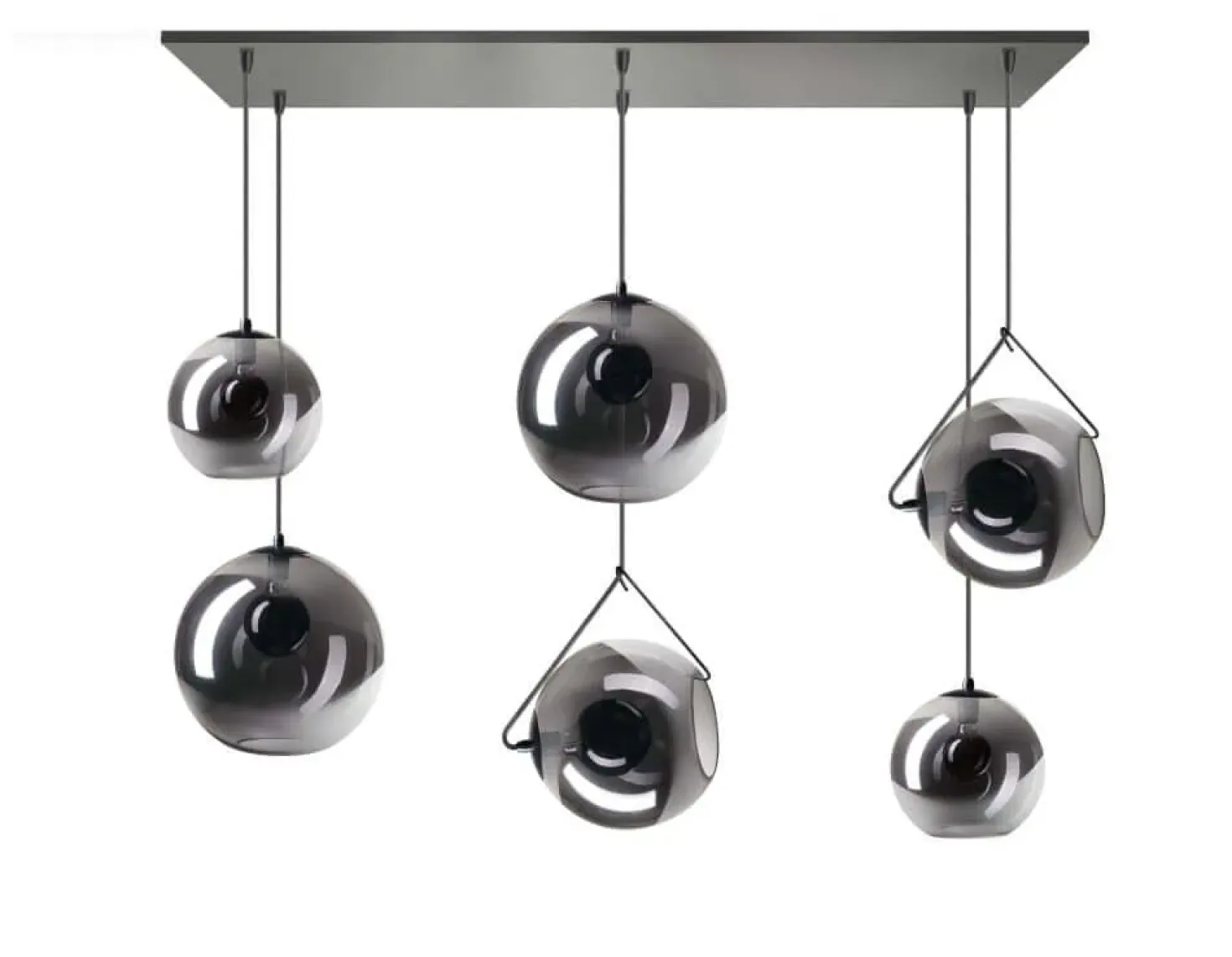 ETH Valora 6-lichts hanglamp