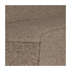 Europa Eetkamerbank 4-zits geweven stof donkerbruin melange 262cm